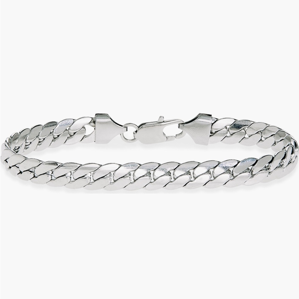 Silver stainless steel waterproof men’s Chain Bracelet